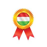 Tajikistan medal flag