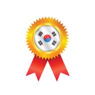 South Korea medal flag