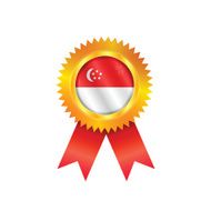 Singapore medal flag