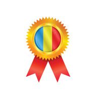 Romania medal flag