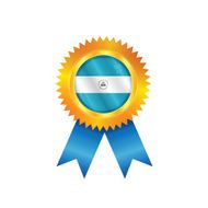Nicaragua medal flag