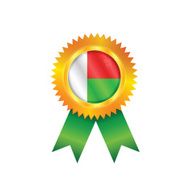 Madagascar medal flag