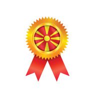 Macedonia medal flag