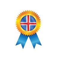 Iceland medal flag
