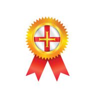 Guernsey medal flag