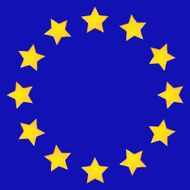 EU flag handdrawn