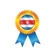 Costa Rica medal flag