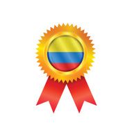 Colombia medal flag N2