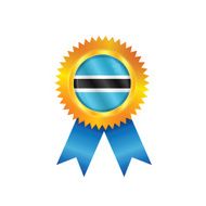 Botswana medal flag