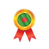 Bangladesh medal flag