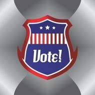 election vote shield N25