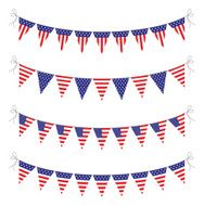 usa bunting set
