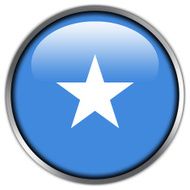 Somalia Flag glossy button