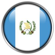 Guatemala Flag glossy button
