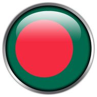 Bangladesh Flag glossy button