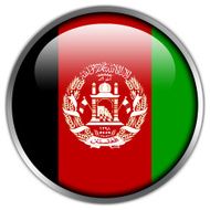Afghanistan Flag Glossy Button N3
