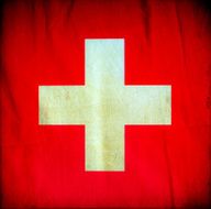 Switzerland grunge flag