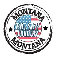 Montana Big Sky Country stamp
