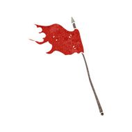 retro cartoon waving flag N2