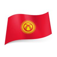 State flag of Kyrgyzstan