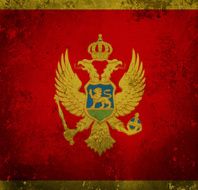 Grunge flag of Montenegro