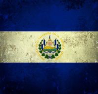 Grunge flag of El Salvador