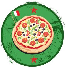 Pizza stamp N2