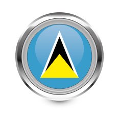 Saint Lucia flag icon