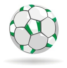 Nigeria Flag Soccer Ball