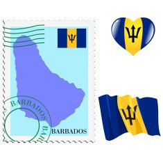 national colours of Barbados