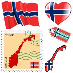 national colours of Norway