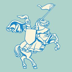 Knight on Rearing Horse N2