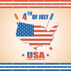 Fourth of July American Independence Day N14