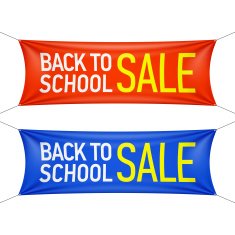 Back to School sale banner N2