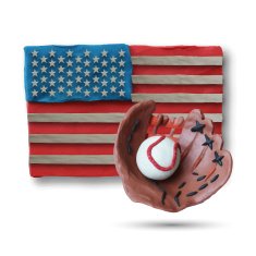 Baseball handmade glove and ball N2