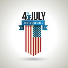 American independence day banner design