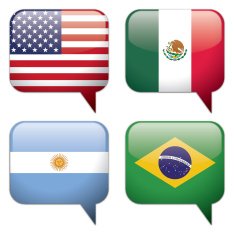 Country Language Bubbles