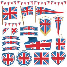 uk flag decorations