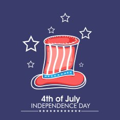 Long hat for American Independence Day celebration