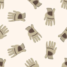 golf equipment cartoon seamless pattern background N33
