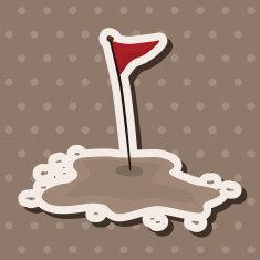 golf equipment theme elements N287