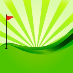 Vector silhouettes of golf N4