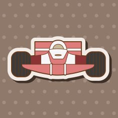 racing car theme elements vector eps N9