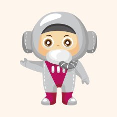Space astronaut theme elements N47