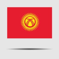 National flag of Kyrgyzstan