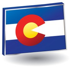 Colorado Flag 3D