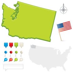 Washington State Map N2