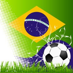 Brazil football background N2