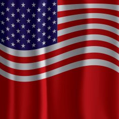 USA flag curtain N2