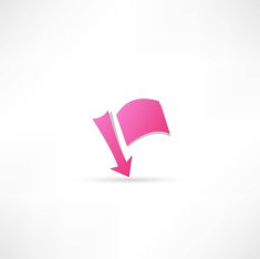 needle with a flag N2